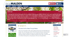 Desktop Screenshot of cityofmalden.com
