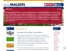 Tablet Screenshot of cityofmalden.com